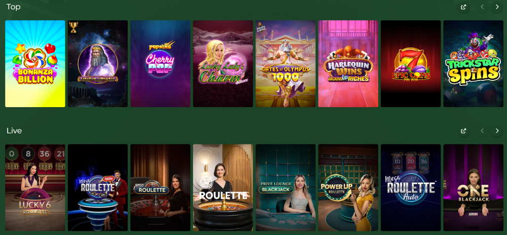 Meilleurs jeux et jeux en direct du casino DublinBet